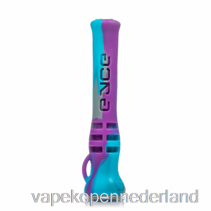 Vape Nederland Eyce Shorty Siliconen Chillum Zeemeerminpur (blauw/grijs/paars)